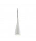 1 Light Slim Dome Ceiling Pendant White 10cm, E27 - 1