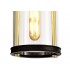 Ceiling Pendant, 1 x E27, Black & Gold, Clear Glass, IP54 - 7