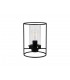 Table Lamp, 1 Light E27, Black, Clear Glass - 3