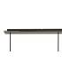Linear Ceiling Pendant, 3 Light Adjustable E27, Black, Smoke Fade Glass - 5