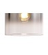 Round Ceiling Cluster Pendant, 3 Light Adjustable E27, Black, Smoke Fade Glass - 9