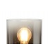 Table Lamp, 1 Light Table Lamp E27, Black, Smoke Fade Glass - 7