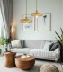 Single Ceiling Dome Pendant, Adjustable E27, Wood Effect - 4