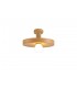 Single Ceiling Dome Pendant, Adjustable E27, Wood Effect - 15