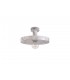 Single Ceiling Dome Pendant, Adjustable E27, Marble Effect - 12