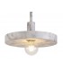 Single Ceiling Dome Pendant, Adjustable E27, Marble Effect - 18