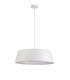 Single Large Ceiling Pendant, 1 Light Adjustable E27, Gloss White, Gloss White - 4