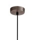 Single Ceiling Dome Pendant, Adjustable E27, Satin Nickel - 5
