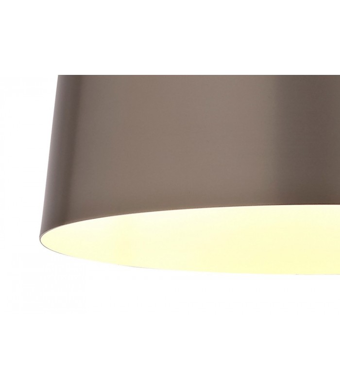 Single Ceiling Dome Pendant, Adjustable E27, Satin Nickel - 8