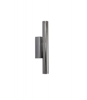 Wall Lamp, 2 x 3W LED, 3000K, 300lm, IP54, Polished Chrome - 1