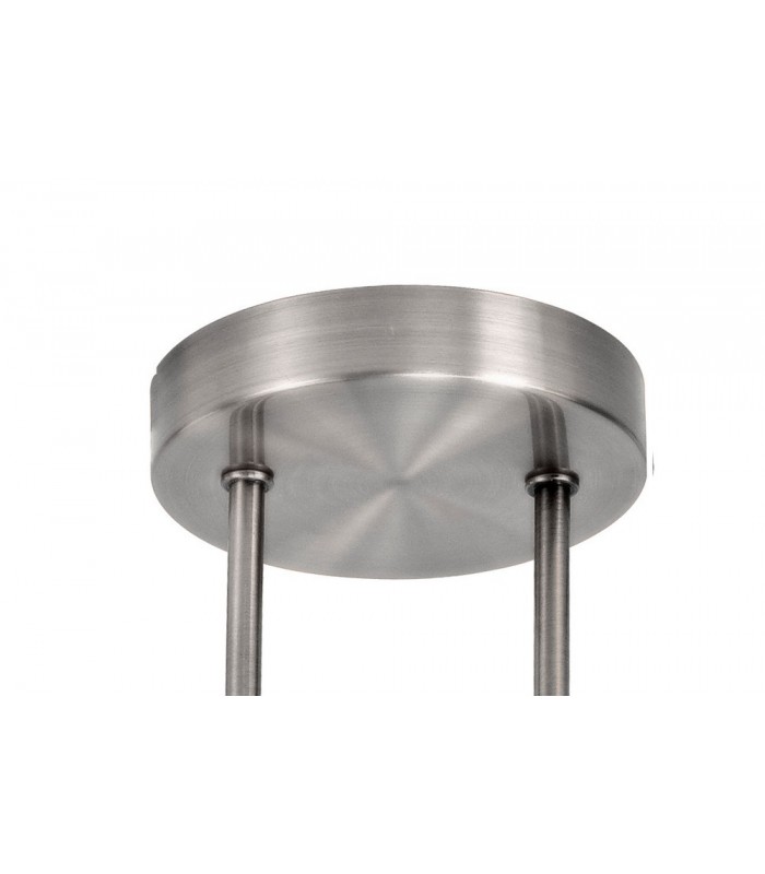 Semi-Flush Ceiling Light, 4 x G9, Polished Chrome, Smoked Glass - 4