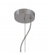 Ceiling Cluster Pendant, 5 x G9, Polished Chrome, Smoked Glass - 4
