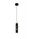 Ceiling Pendant, 2 x 2W LED, 3000K, 560lm, Sand Black, Gold - 1