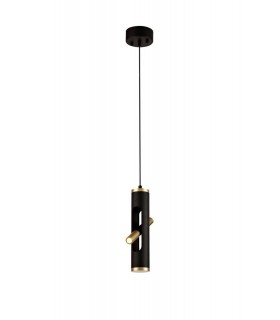 Ceiling Pendant, 2 x 2W LED, 3000K, 560lm, Sand Black, Gold - 1