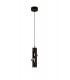 Ceiling Pendant, 2 x 2W LED, 3000K, 560lm, Sand Black, Gold - 4