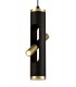 Ceiling Pendant, 2 x 2W LED, 3000K, 560lm, Sand Black, Gold - 6