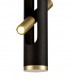 Ceiling Pendant, 2 x 2W LED, 3000K, 560lm, Sand Black, Gold - 8