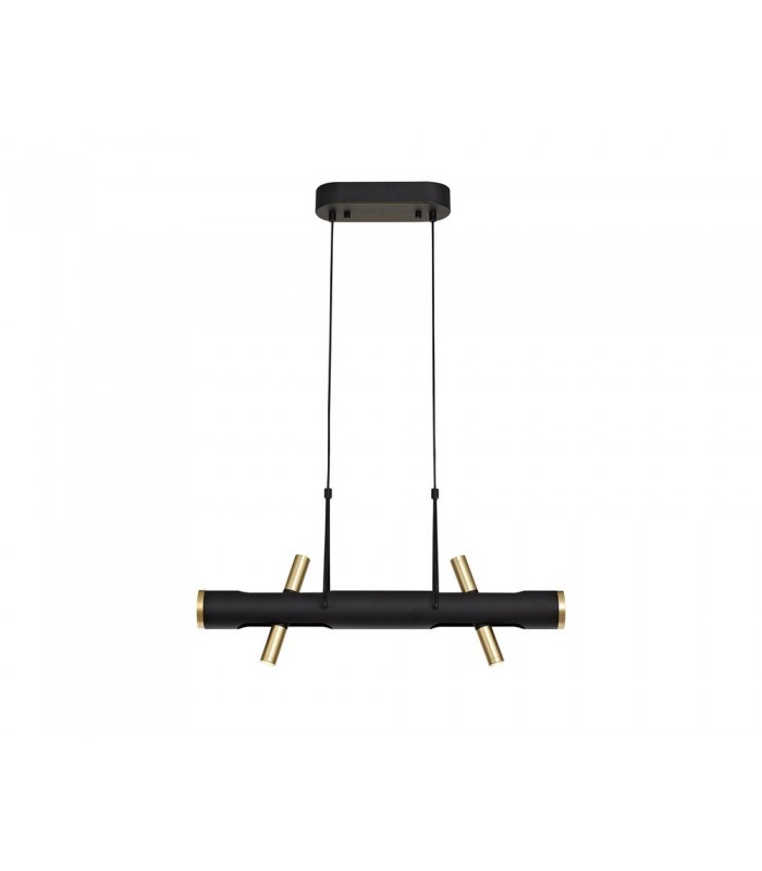 Ceiling Pendant, 4 x 2W LED, 3000K, 1120lm, Sand  Black, Gold - 1