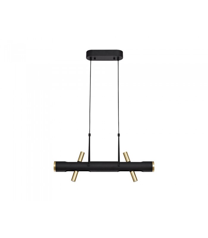 Ceiling Pendant, 4 x 2W LED, 3000K, 1120lm, Sand  Black, Gold - 4