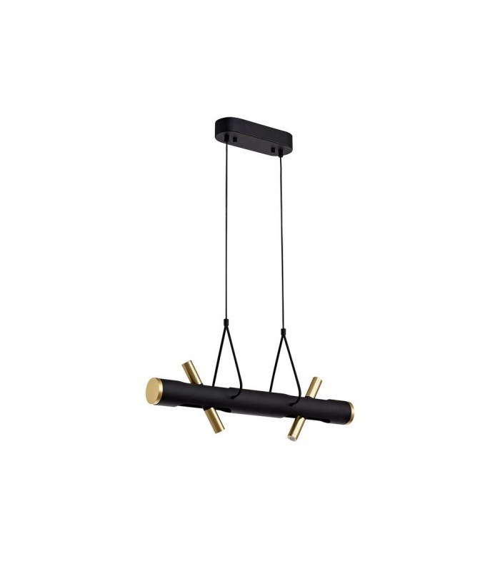Ceiling Pendant, 4 x 2W LED, 3000K, 1120lm, Sand  Black, Gold - 6