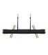 Ceiling Pendant, 4 x 2W LED, 3000K, 1120lm, Sand  Black, Gold - 8