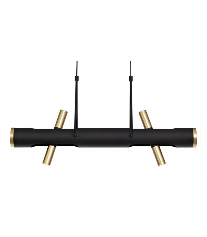 Ceiling Pendant, 4 x 2W LED, 3000K, 1120lm, Sand  Black, Gold - 8