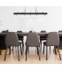 Ceiling Pendant, 10 x 2W LED, 3000K, 2800lm, Sand Black, Gold - 3