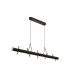 Ceiling Pendant, 10 x 2W LED, 3000K, 2800lm, Sand Black, Gold - 5