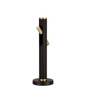 Table Lamp, 2 x 2W LED, 3000K, 560lm, Sand Black, Gold - 1