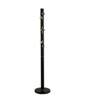 Floor Lamp, 6 x 2W LED, 3000K, 1680lm, Sand Black, Gold - 1