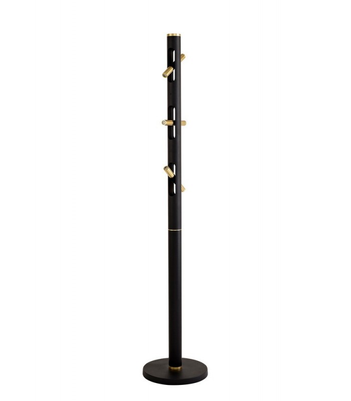 Floor Lamp, 6 x 2W LED, 3000K, 1680lm, Sand Black, Gold - 3