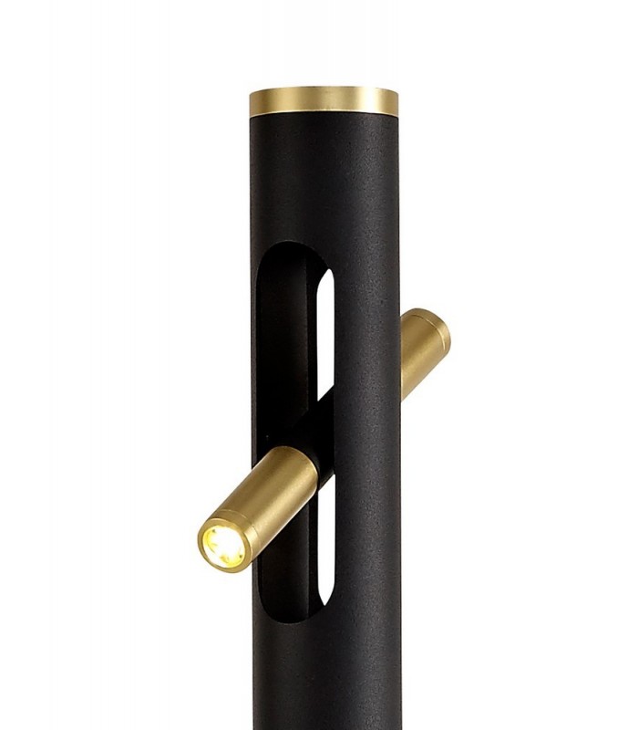 Floor Lamp, 6 x 2W LED, 3000K, 1680lm, Sand Black, Gold - 7