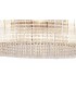 Large Cylindrical Ceiling Pendant, 10 Light E14, Brown Oxide - 14