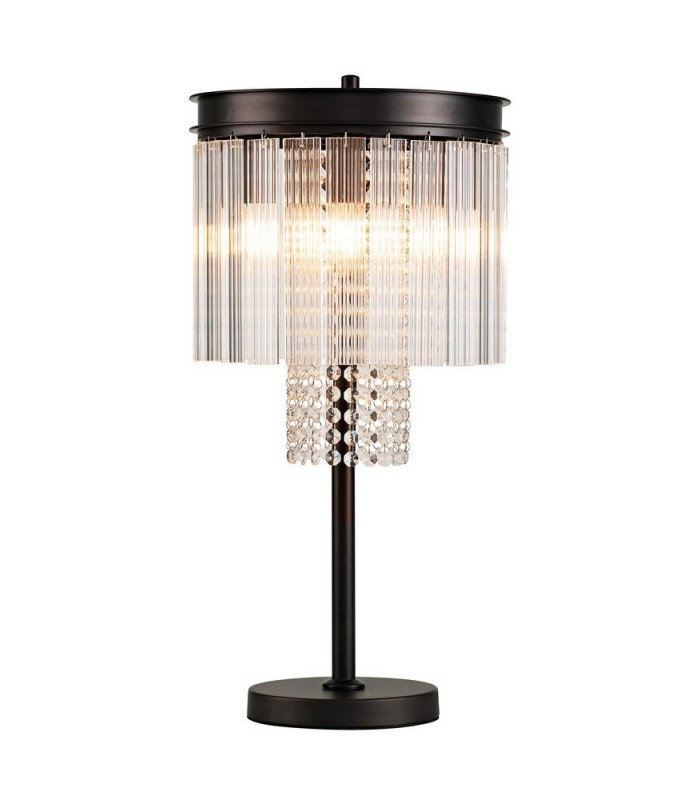 Table Lamp, 6 Light E14, Brown Oxide - 1