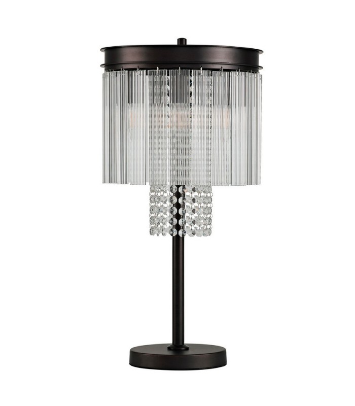 Table Lamp, 6 Light E14, Brown Oxide - 4