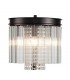Table Lamp, 6 Light E14, Brown Oxide - 8
