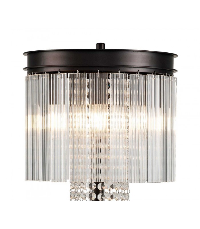 Table Lamp, 6 Light E14, Brown Oxide - 8