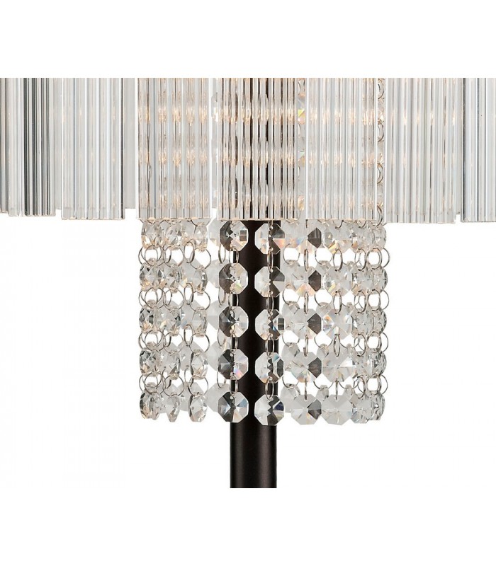 Table Lamp, 6 Light E14, Brown Oxide - 9