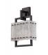 Wall Lamp, 2 Light E27, Matt Black, Crystal Sand Glass - 3