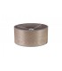 Round, 395 x 180mm Wood Effect Shade, Grey Oak, White Laminate - 1