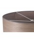 Round, 600 x 210mm Wood Effect Shade, Grey Oak, White Laminate - 5
