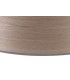 Round, 600 x 210mm Wood Effect Shade, Grey Oak, White Laminate - 6
