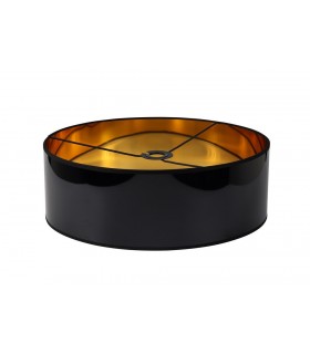 Round, 450 x 150mm Shade, Gold, Black - 1