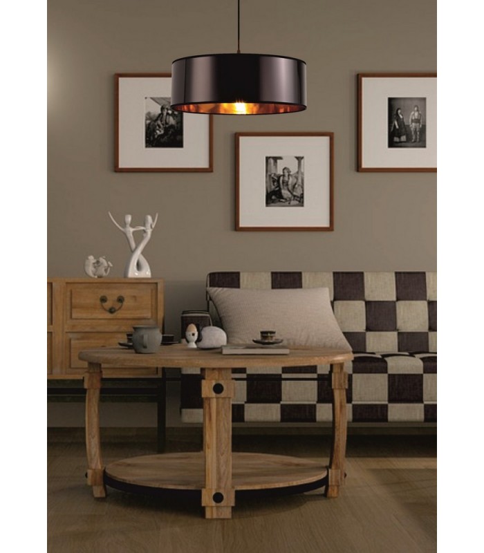 Round, 450 x 150mm Shade, Gold, Black - 3