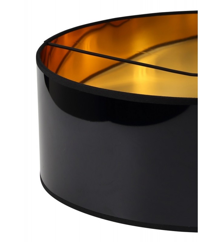 Round, 450 x 150mm Shade, Gold, Black - 5