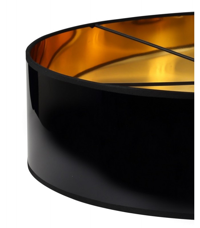 Round, 600 x 150mm Shade, Gold, Black - 4