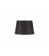 Round, 240, 300 x 200mm Fabric Shade, Charcoal Grey, White Laminate - 3