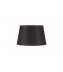 Round, 280, 350 x 220mm Fabric Shade, Charcoal Grey, White Laminate - 3