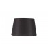 Round, 320, 400 x 260mm Fabric Shade, Charcoal Grey, White Laminate - 3