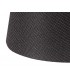 Round, 320, 400 x 260mm Fabric Shade, Charcoal Grey, White Laminate - 5